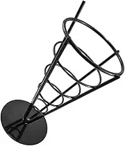 COOLHIYA French Fries Holder Creative Snack Stand for Appetizers Electroplated Wire Basket Lightweight Easy to Clean for Restaurants Events