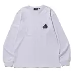 XLARGE - EMBR SLANTED OG POCKET L/S TEE 刺繡 口袋 長T (白色) 化學原宿