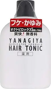 YANAGIYA Hair Tonic No Fragrance for Dandruff Itch 240ml (Japan Import)