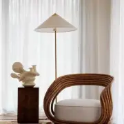 AIR Occasional cane chair Mid-century Designer style