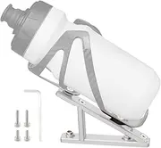 Water Bottle Holder for Bike - Folding Adjustable Bottle Clamp Mount | Aluminum Alloy Cycling Supplies for Road Biking Commuting Touring