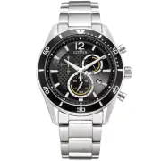 CITIZEN COLLECTION VO10-6742F Eco-Drive Chronograph Solar Watch Black Dial