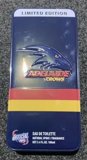 AFL ADELAIDE CROWS AFTERSHAVE COLLECTORS TIN *LIMITED EDITION* WITH AFTERSHAVE