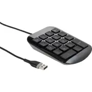 Sleek Numeric Keypad - Targus AKP10US - Compatible With PC, Mac, Chromebook