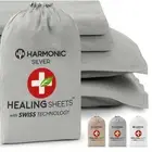 Silver Ion Infused Belgian Flax Linen with Eucalyptus Bed Sheet Set | Stone W...