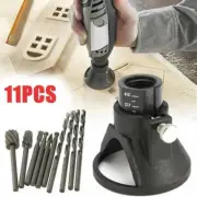For Dremel Accessories 11Pc HSS Router Grinding Burr Wood Rotary Files Tool