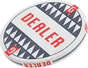 Abaodam Banker Number Sign Buttons Accessories for Card Dealer Poker Accessories Number Chips Dealer Button Party Supplies Ceramic Poker Chips High Density Composite Materials White