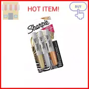 Sharpie Metallic Permanent Markers, Chisel Tip, Assorted Colors, 3 Count
