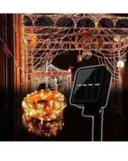 Outdoor Solar String Lights, 33 Feet 100 LED Solar Powered String Lights Outdoor