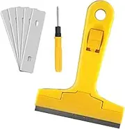 Screwdriver Scraper, Window Scraper, Handled Scraper Screwdriver Tool for Cleaning Sticker Paint Caulk from Window Car Glass Windshield Stove