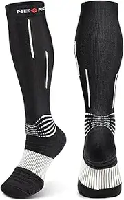 NEENCA Compression Socks, Medical Athletic Calf Socks for Injury Recovery & Pain Relief, Sports Protection—1 Pair, 20-30 mmhg