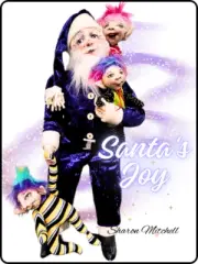 Cloth Art Doll CD Pattern "Santa's Joy" by Sharon Mitchell