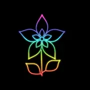Christmas Complete RGB Flower Rope Light Motif 80cm