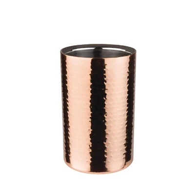 Wine Cooler Copper Plated APS Champagne Bucket Chiller Holder Drink Hammered