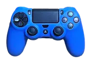 Silicone Cover For PS4 Controller Case Skin - Blue