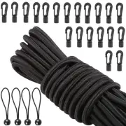 1/4 X 52 Ft Bungee Shock Cord Elastic Kayak Stretch String Rope With Bungee Sho