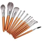 12pcs Beauty Brush Set Foundation Powder Blush Concealers Eye Shadow MLD