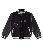 [Bonpoint] Bonpoint Darmouth wool-blend varsity jacket Y 10 black