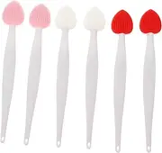 ELAYARD 6Pcs Portable Lip Scrubber Nose Exfoliator Ergonomic Design for Deep Cleansing Blackhead Removal and Lip Care Beauty Tool for Daily Use