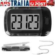 Larger Display Waterproof Simple Step Tracker Counter Step Monitor for Walking