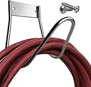 Garden Hose Holder Hook, Wall Mounted Garden Hose Hanger, Hose Pipe Bracket Hanger, Ideal for Water, Air, Hydraulic Hose, Ropes, Extension Cords Heavy Duty & Rust Proof