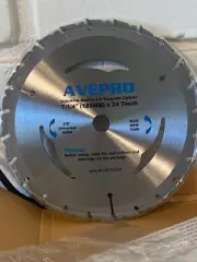 NEW! AVEPRO INDUSTRIAL C-2 TUNGSTEN CARBIDE 7-1/4” 24-TOOTH CIRCULAR SAW BLADE