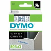 Dymo DYM45014 LabelManger 210D Kit D1 Label Tape, 1/2" x 23 ft, Blue on White