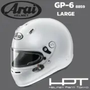 ARAI Pro spec racing Helmet GP6 Large with GP PED, sold by "Helmet Paint Tokyo"