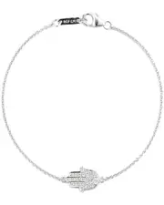 Nephora 14K 0.17 ct. tw. Diamond Hamsa Bracelet