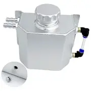 Peopop 1L Universal Aluminum Radiator Coolant Overflow Expansion Tank silver