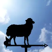Sheep Metal Weathervane, Weather Vane, home roof decor, Lamb, ewe, jumbuck
