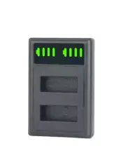 2 Slots Quick Battery Power Charger Cradle for GoPro Hero 9 10 11 12 13 Black
