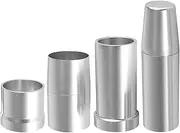 Lntently Turbine Stator Shaft Seal Installer/Resizer Transmission Tool J-36418-C & ST-1503 Fit for GM 700-R4 4L60 4L60-E 4L65E (Color : Silver)