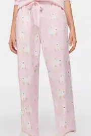NWT LADIES PETER ALEXANDER POLAR BEAR FLANNELETTE PYJAMA PANTS SIZE S