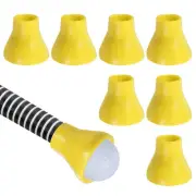 8 Pcs Golf Ball Retriever Rubber Golf Ball Suction Cup Grabber Yellow