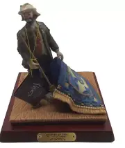 Vintage Emmett Kelly(Sweeping Up 2000) Hand Painted Porcelain Figurine