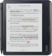 [Kobo] Libra Colour | eReader | 7” Glare-Free Colour E Ink Kaleido™ 3 Display | Dark Mode Option | Audiobooks | Waterproof | (Black with Stylus)