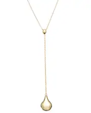 Argento Vivo 14K Plated Oval Necklace