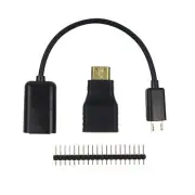 3 IN 1 Micro USB Cable Header Adapter for Raspberry Pi Zero W Spare Part
