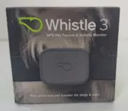 Whistle 3 GPS Location Pet Tracker and Activity Monitor Color Gray