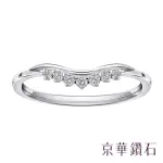 【EMPEROR DIAMOND 京華鑽石】18K金 共0.08克拉 鑽石戒指 線戒 星環系列I(線戒)