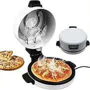 Pizza Maker, 2000W Electric Pizza Oven with Non Stick Surface and Indicator Light, 30cm Diameter, 230°C Fast Heating, Indoor Pancake Maker for Home, Kitchen, Outdoor Camping