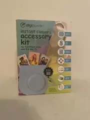 DigiPower Instax Instant Camera Accessory Kit for Fujifilm mini 7s&9 Color Blue