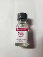 LorAnn Oils .125fl oz Super Strength Flavoring Candy Flavor Peanut Butter Clear