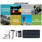 600W Solar Panel Charger Monocrystalline Silicon 100A Charge Controller MU