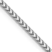 20 Inch 14K White Gold 1.5mm Franco Chain