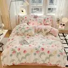 Flower Bed Linen 135 x 200 cm Bed Linen Girls Ladies Floral Pattern