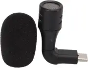 Smartphone Video Mini Microphone, High Fidelity Mini Plug and Play USB C Mic ...
