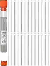 VONEEDL 60 Straight Beading Needles with Convenient Storage Tube Size 10-0.45mm (0.017in) Extra Fine Seed Beads Needles - Perfect Bead and Sequin Embroidery, Jewelry Making, Crafting, and DIY