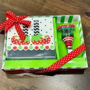 NWT Mainstreet Collection Elf Legs Napkin & Spreader Set